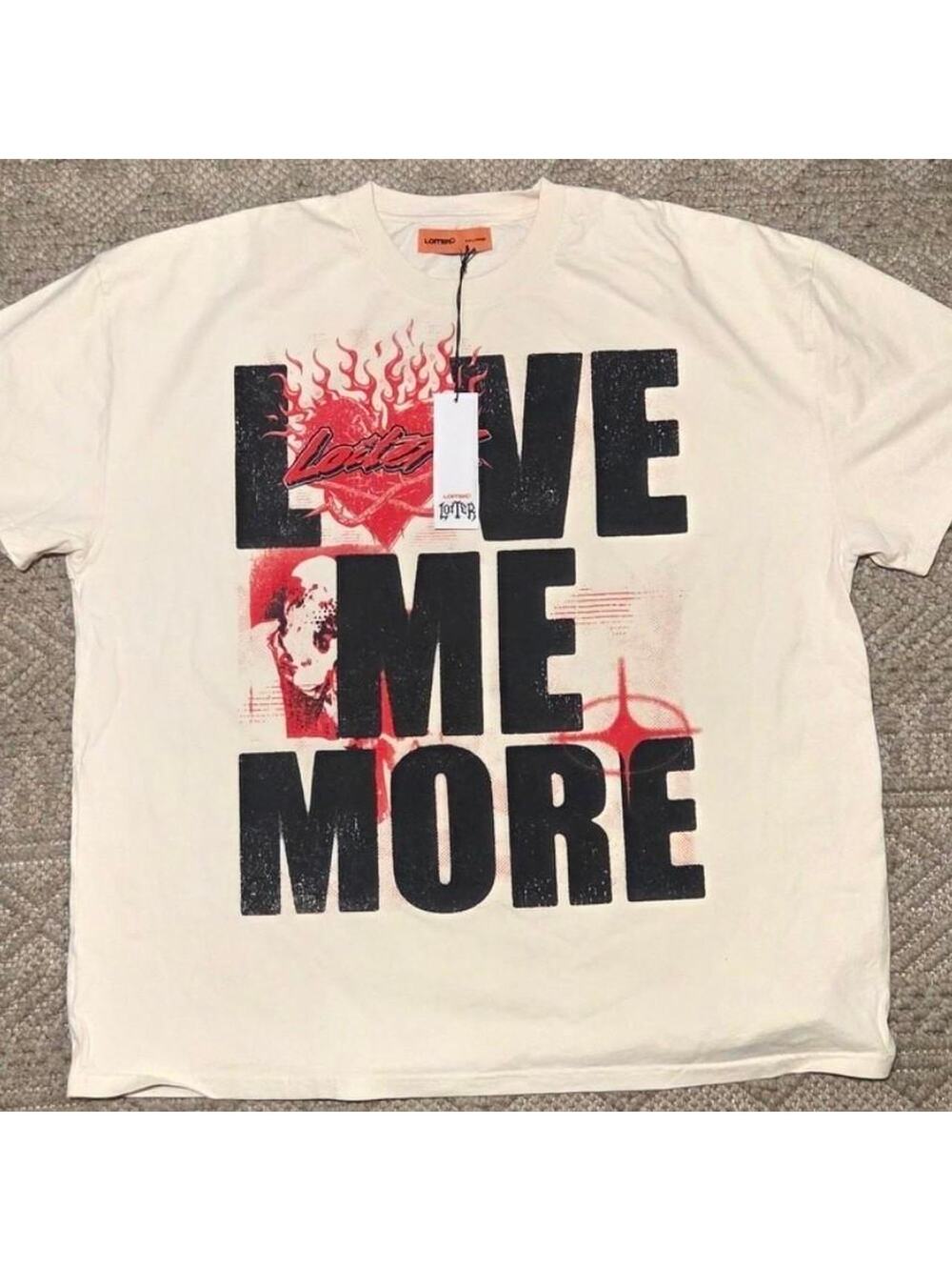 Loiter Love Me More Graphic Tee — Size XXL NWT